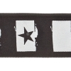 PLANETWAVES 50 C 01 Gitar Askısı Dokuma Yıldız/siyah Beyaz