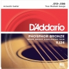 DADDARIO EJ 24 Set Akustik Gtr Phos Brz Truemed