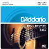 DADDARIO EJ 36 Akustik Tel Set 12 String Light( .010)