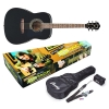 IBANEZ V105 SJP-BK Akustik Gitar Set-Kılıf +Tuner+Pena+Askı