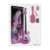 VALENCIA GRB1KCPK Bas Gitarset Dark-Pembe- (Sehpagıgbagstickerdvd )