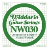 DADDARIO NW030 Elektro Akustik Tel Nickel Wound (La)