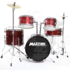 MAXTONE MXC-602MR JUNIOR DAVUL SET METALİK KIRMIZI