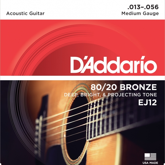 DADDARIO EJ 12 Akustik Tel Set Medium(0.13)