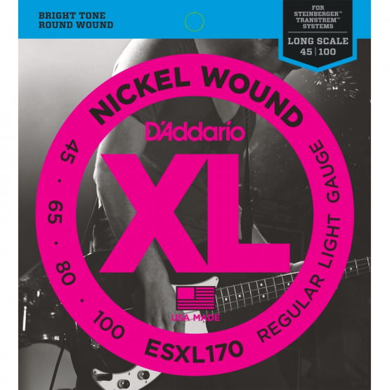 DADDARIO ESXL 170 ELEKTRO GİTAR TEL SETİ, XL, 45-100, NICKEL WOUND B