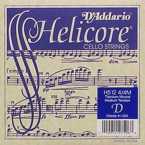 DADDARIO H512 Cello Tel Helicore Cello 44 D-Re Med