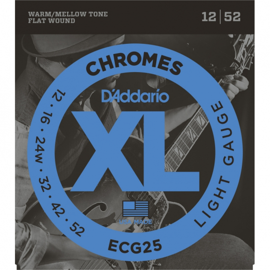 DADDARIO ELEKTRO GİTAR TEL SETİ, CHROMES, LIGHT GAUGE (12-5