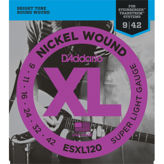 DADDARIO ESXL 120 ELEKTRO GİTAR TEL SETİ, XL, 9-42, NICKEL WOUND, RE