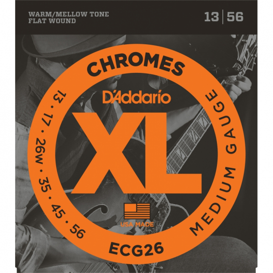 DADDARIO ELEKTRO GİTAR TELİ, CHROMES, 13-56, MEDIUM GAUGE,