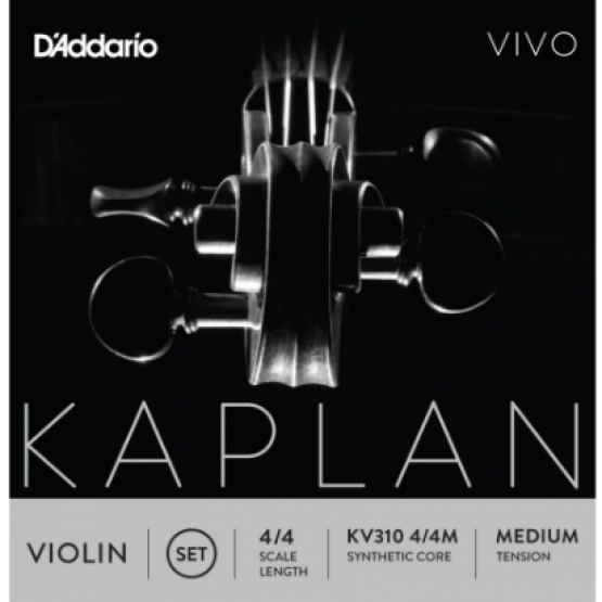 KV310 4/4M - DADDARIO KEMAN TEL SETİ, KAPLAN VIVO, 4/4 SCALE, MEDIUM TEN