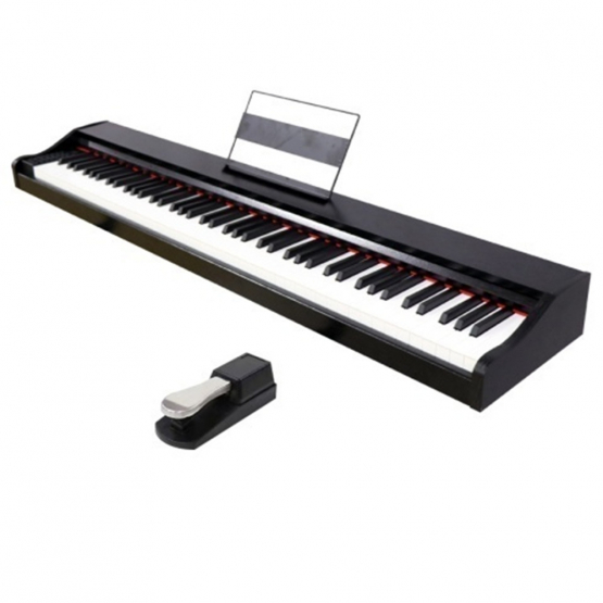 Bolanschi BL-180 HA-BK Dijital Piyano (Siyah)  + Kulaklık hediye