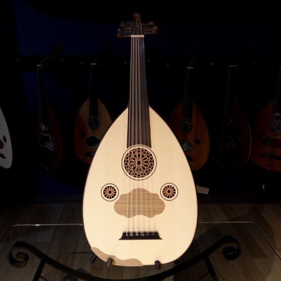 Siyah Gürgen Sırt Ağaçlı Klasik Türk Udu – 0041