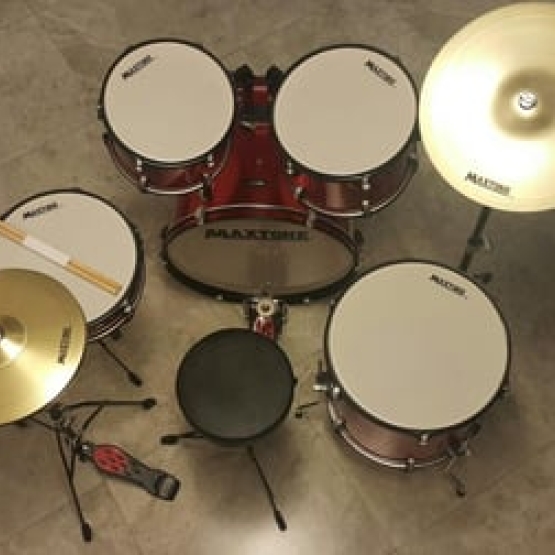 MAXTONE MXC-3017NMR DAVUL SET METALİK KIRMIZI