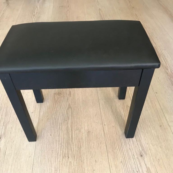 CREMONIA PTCBK 50 CM PİYANO TABURESİ, SİYAH, SANDIKLI